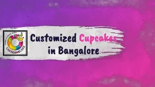Customized Cupcakes in Bangalore