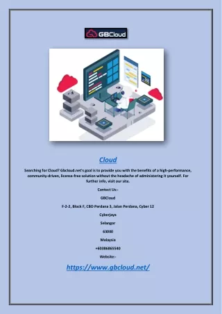 Cloud | Gbcloud.net