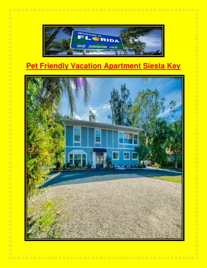 pet friendly vacation apartment siesta key