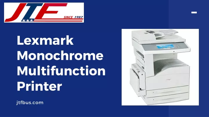 lexmark monochrome multifunction printer