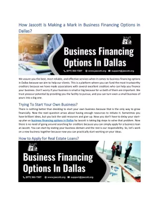 how jascott is making a mark in business