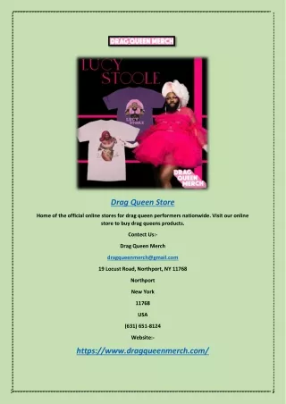 drag queen store