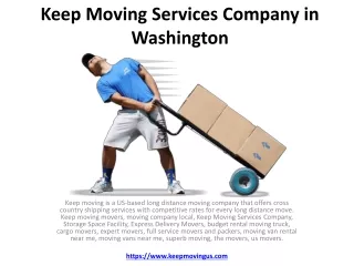 keep moving services company in washington