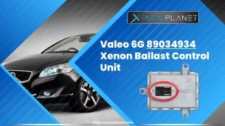 valeo 6g 89034934 xenon ballast control unit