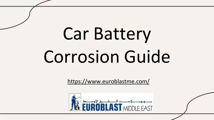 car battery corrosion guide