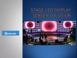 Stage LED Display Screen Solution