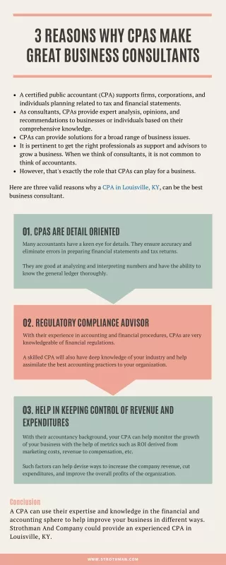 3 REASONS WHY CPAS MAKEGREAT BUSINESS CONSULTANTS