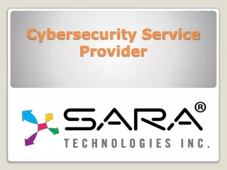 cybersecurity service provider