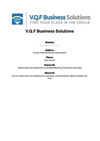 v q f business solutions