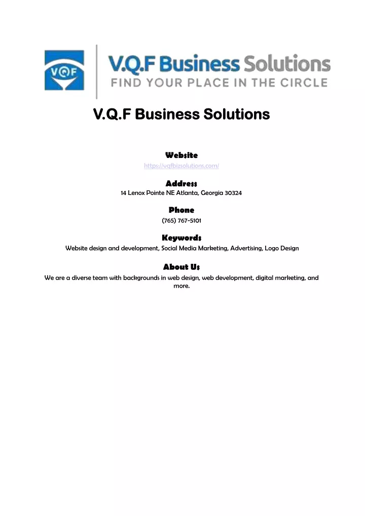 v q f business solutions