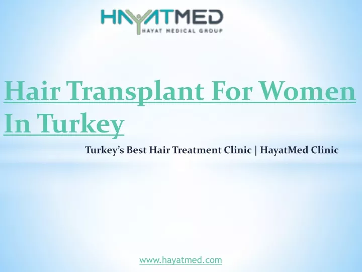 hair transplant for women in turkey