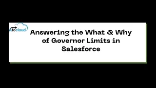 answering the what why answering the what