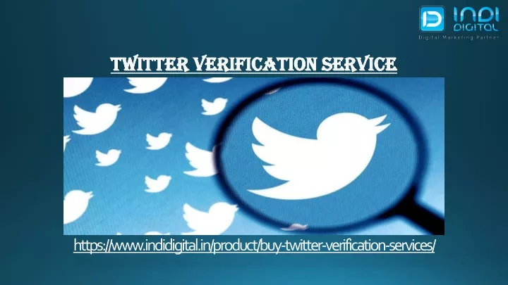 twitter verification service