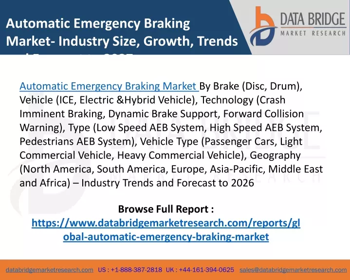automatic emergency braking market industry size