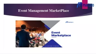 event management marketplace