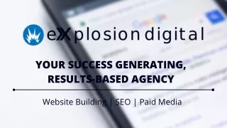 Digital Marketing Agency Uk | Explosion Digital