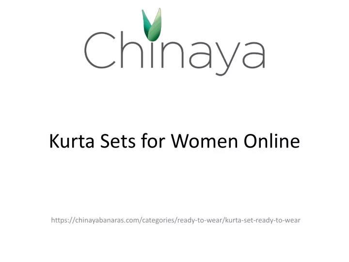 kurta sets for women online