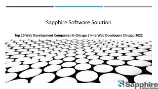 sapphire software solution