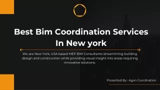 _Best Bim Coordination Services  In New york
