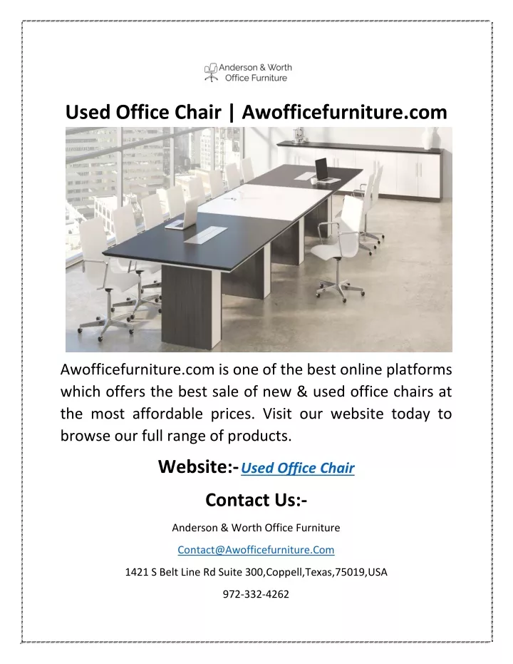 used office chair awofficefurniture com