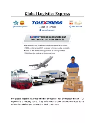 global logistics express