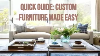 Best Custom Furniture In Los Angeles