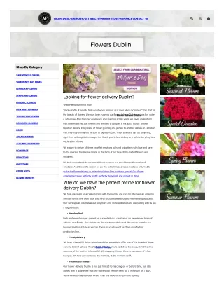 Looking for flower delivery Dublin