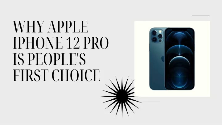 why apple iphone 12 pro is people s first choice