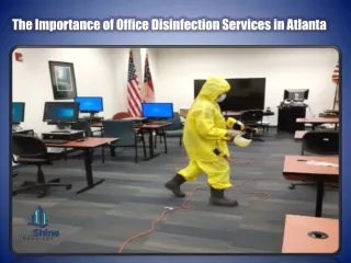 The Importance of Office Disinfection Services in Atlanta