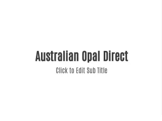 White Opal Direct