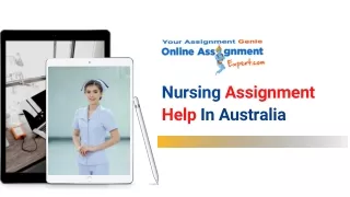 nursing assignment help in australia