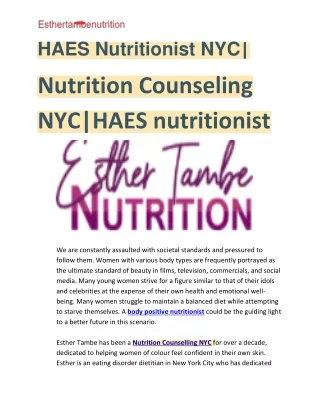 HAES Nutritionist NYC-converted
