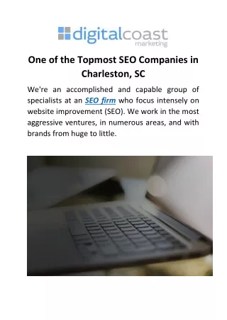 One of the Topmost SEO Companies in Charleston