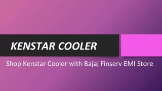 Shop Kenstar Cooler with Bajaj Finserv EMI Store