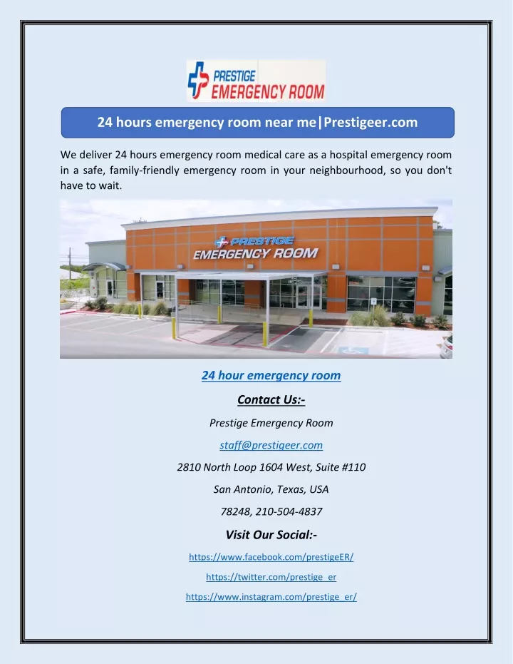 24 hours emergency room near me prestigeer com