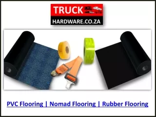 PVC Flooring | Nomad Flooring | Rubber Flooring - Truckhardware