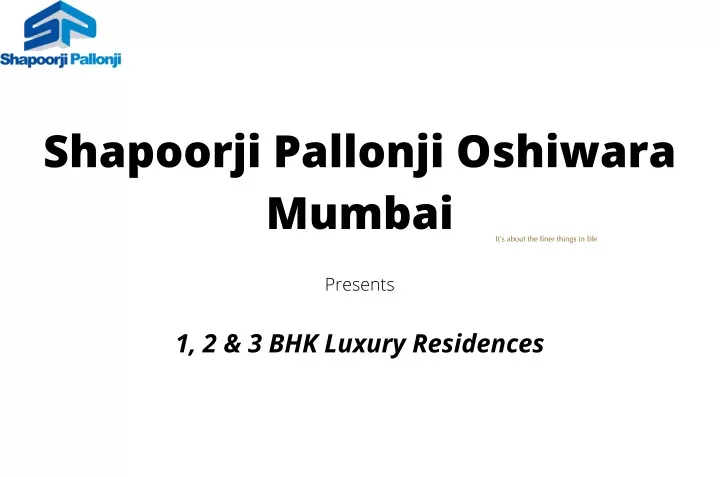 shapoorji pallonji oshiwara mumbai