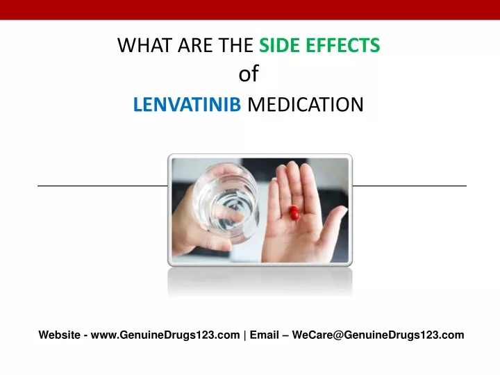 what are the side effects of lenvatinib medication