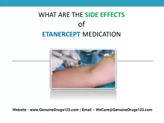 what are the side effects of etanercept medication