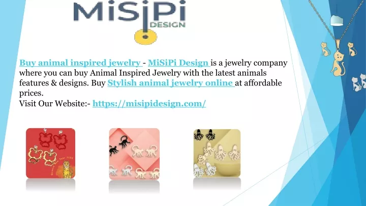 buy animal inspired jewelry misipi design