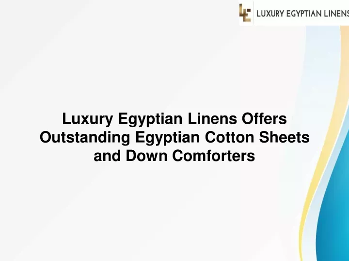 luxury egyptian linens offers outstanding