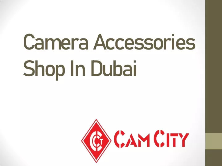 camera accessories shop in dubai