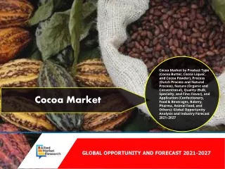 Cocoa Market Size is Expected to Reach $15,501.1 Million by 2027