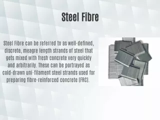 Steel Fibre