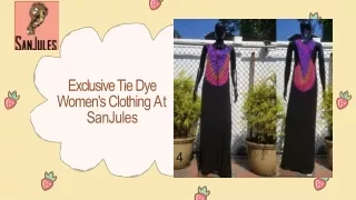 Buy Latest Collection Of Tie Dye Women's Clothing Online