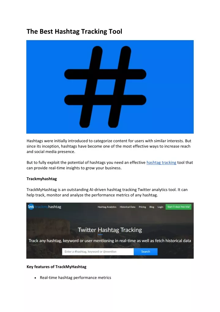 the best hashtag tracking tool