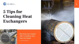 5 tips for cleaning heat exchangers