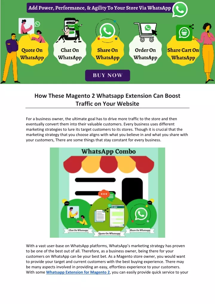 how these magento 2 whatsapp extension can boost