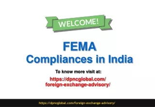 fema compliances in india