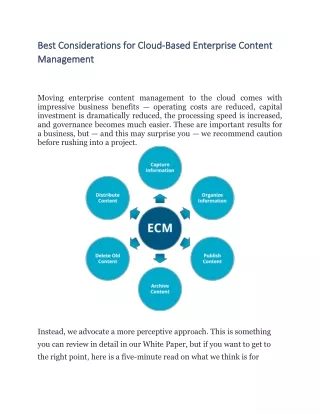 best considerations for cloud best considerations
